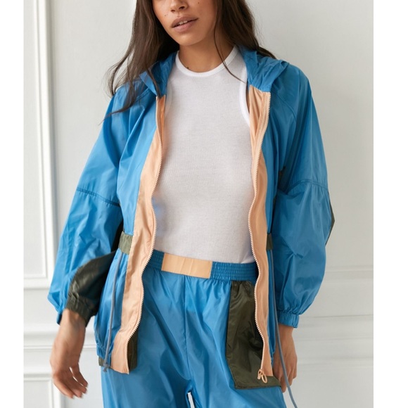 NWT UO Retro 90s Out From Under Devon Zip-Up Jacket/Windbreaker - Picture 4 of 5